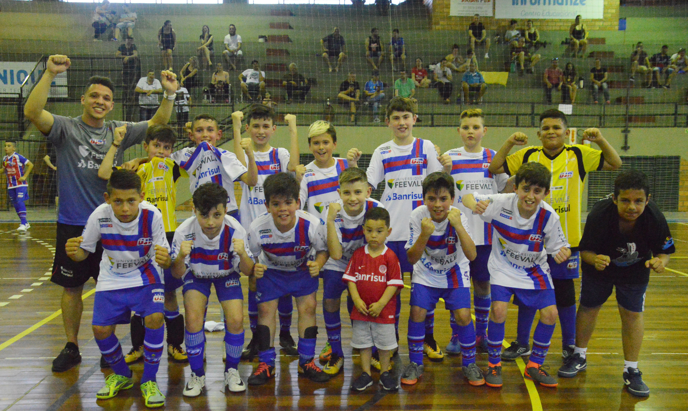Sub-11 da UJR/Feevale/Banrisul avança as semifinais da Copa Feevale/Diadora