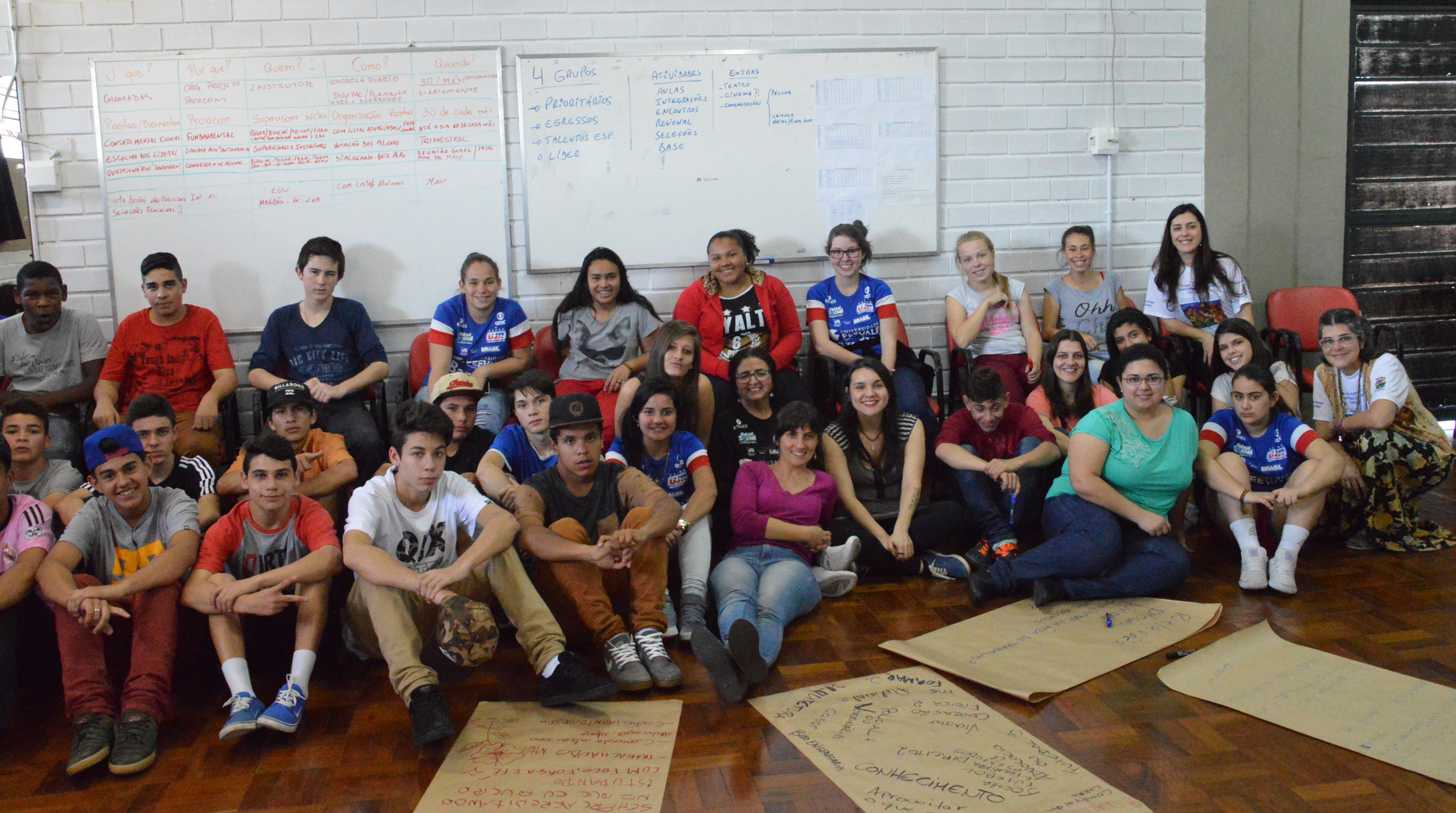 Projetos de vida foi tema de seminário para os adolescentes do Futsal Social