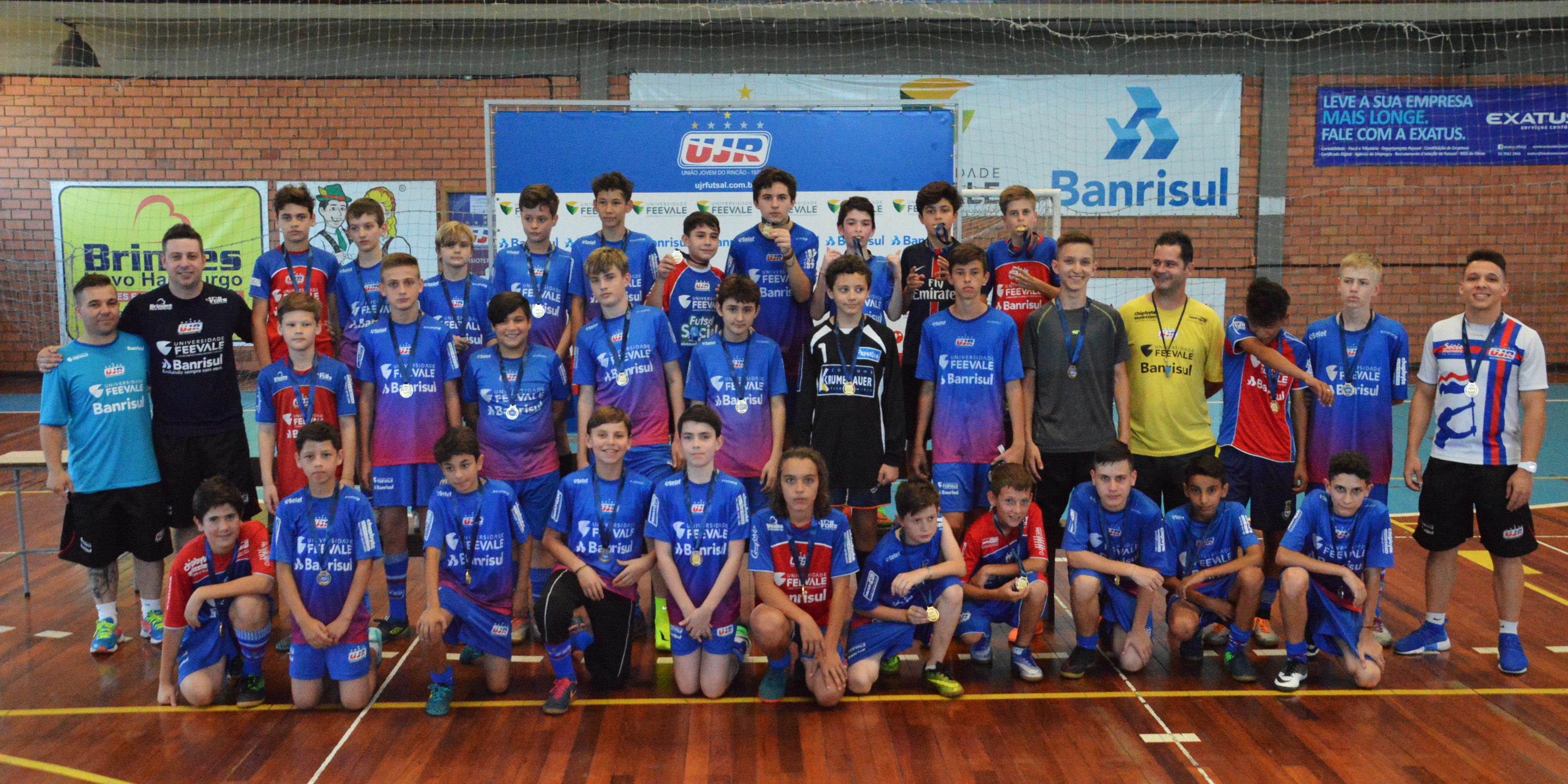 Ginástica e Fraternal são campeões do Interno Sub-13 da Escola UJR