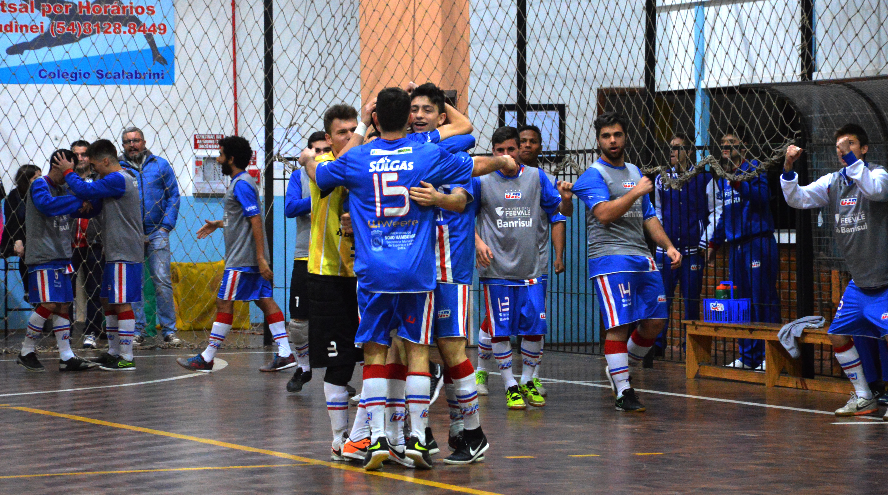 Equipe Sub-20 da UJR/Fevale/Banrisul se garante entre os oito melhores do Estadual com uma rodada de antecedência