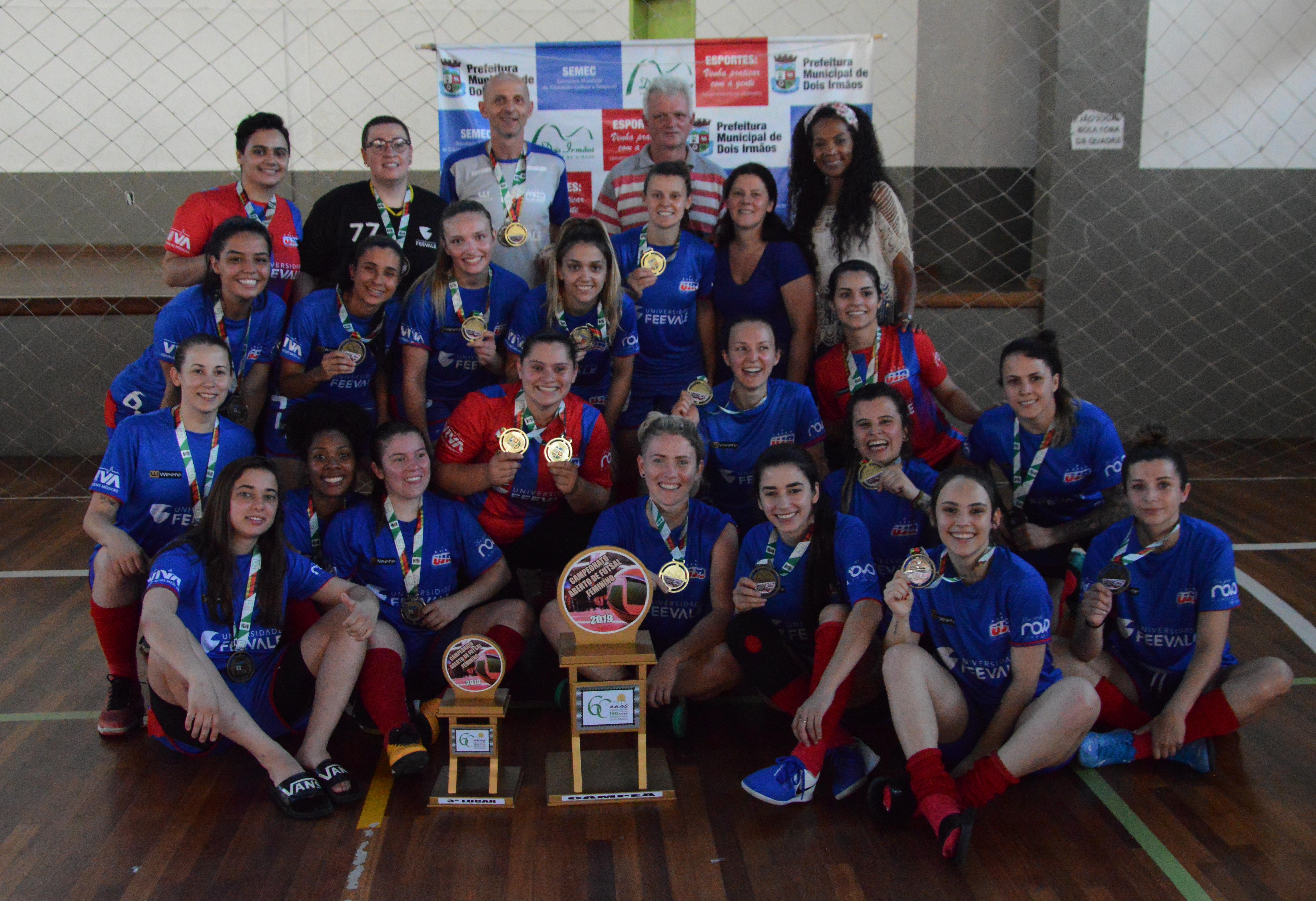 UJR/Feevale é campeã do Aberto de Dois Irmãos