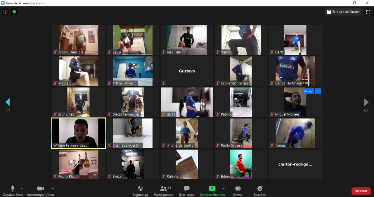 Atividades digitais permitem integração de equipes da UJR/Feevale/Banrisul