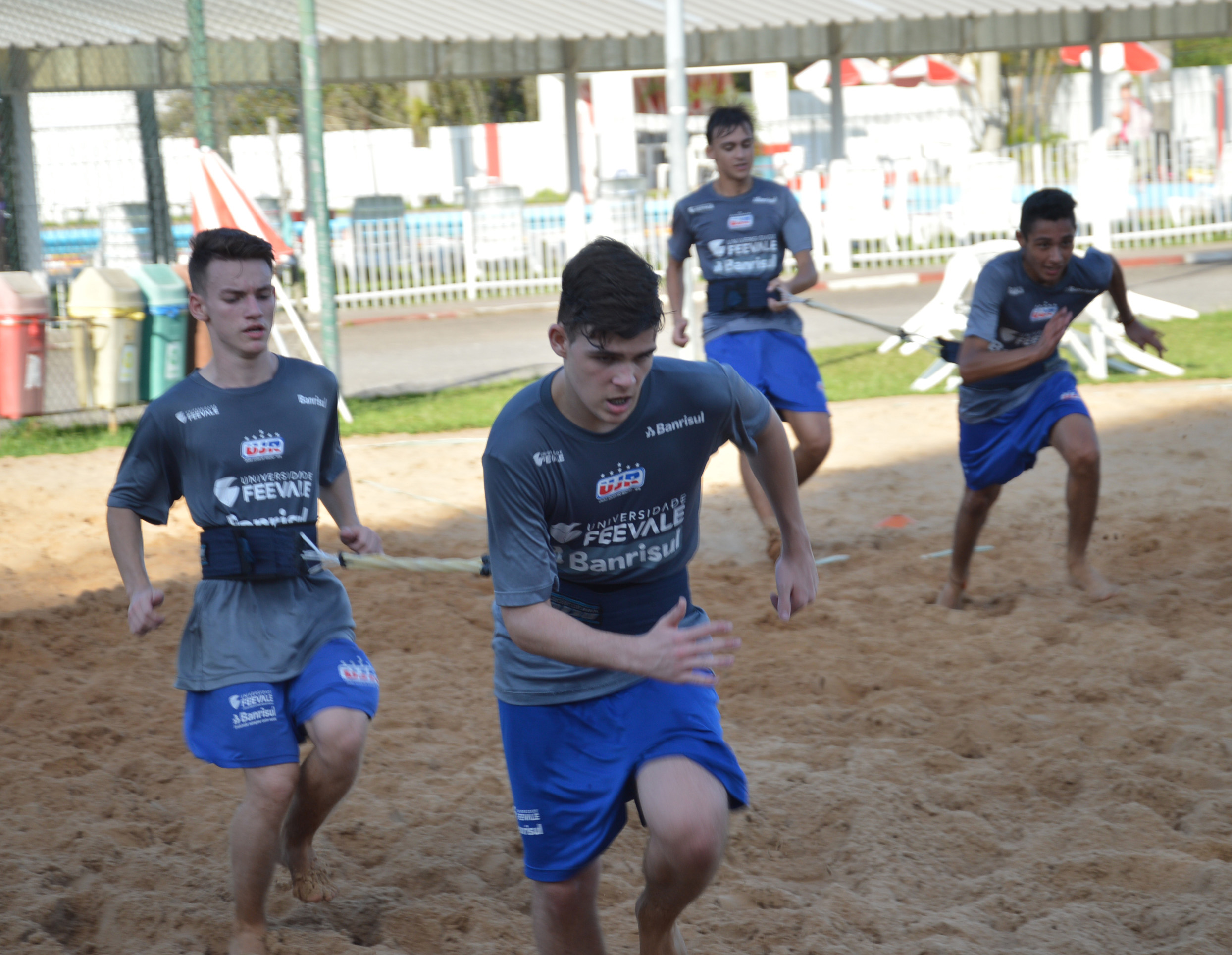 Suor e muito trabalho na pré-temporada da UJR/Feevale/Banrisul