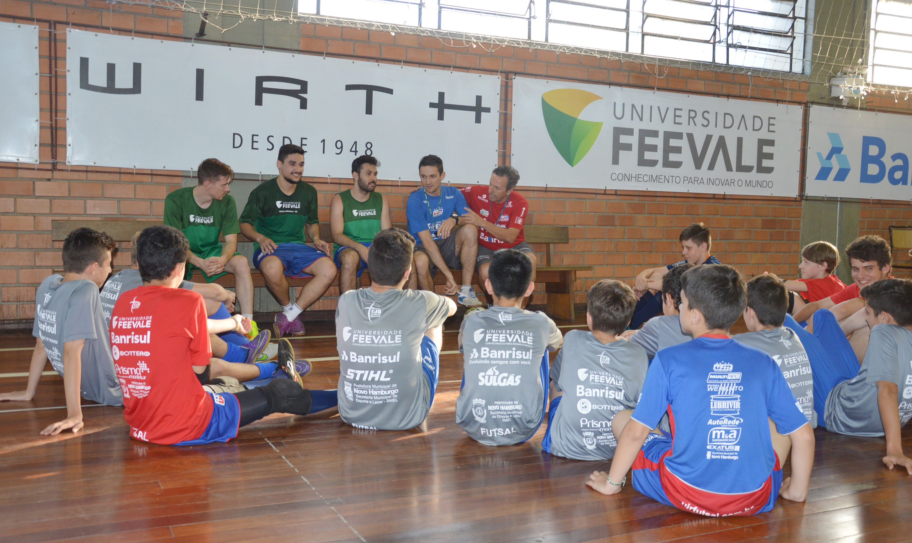 UJR/Feevale/Banrisul com ações para mostrar aos seus alunos a importância do estudo aliado a prática esportiva