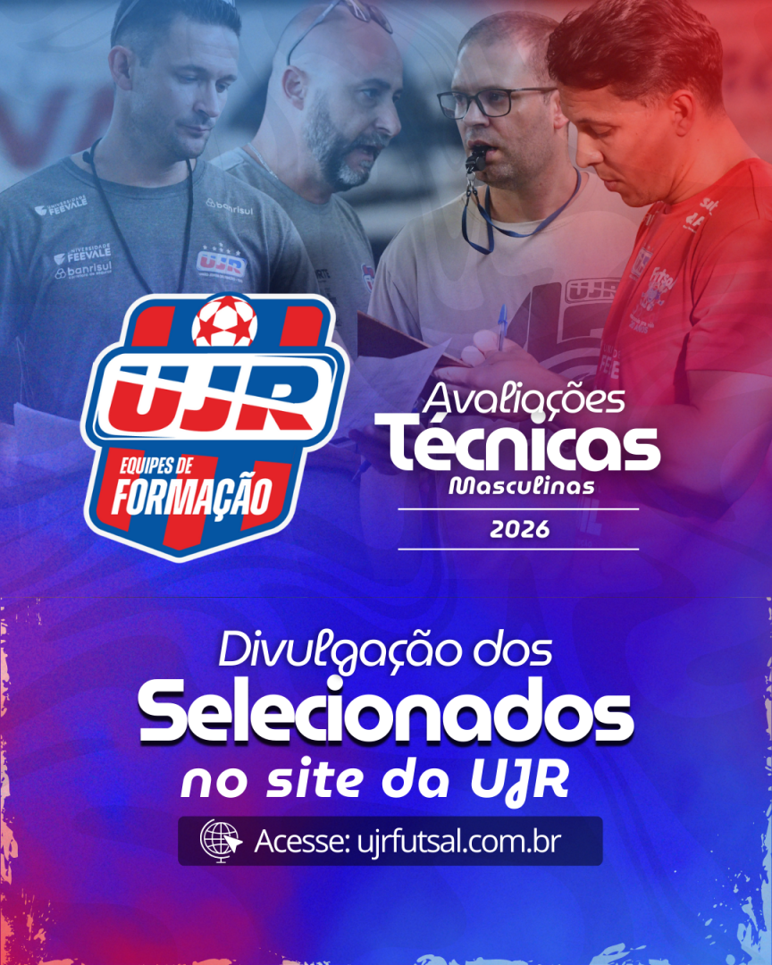 Atletas selecionados para a terceira etapa da avaliação técnica Sub-15 e Sub-17