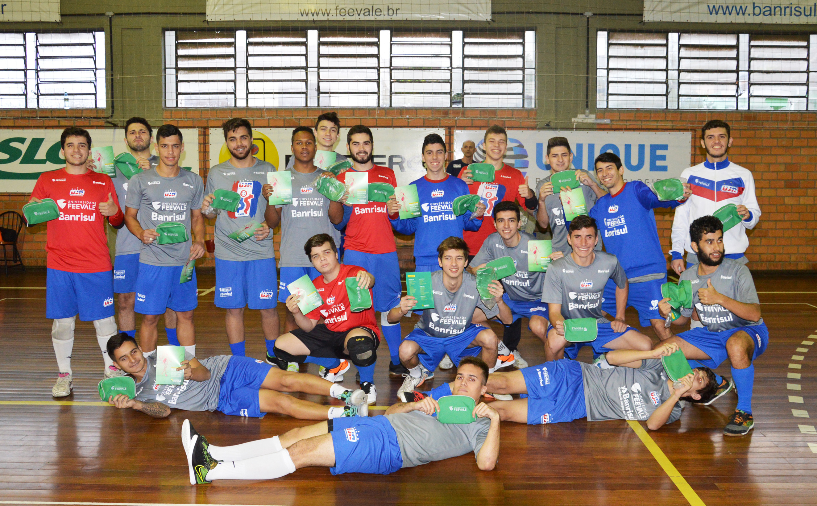 Vestibular de Inverno é de tema conversa com atletas na UJR/Feevale/Banrisul