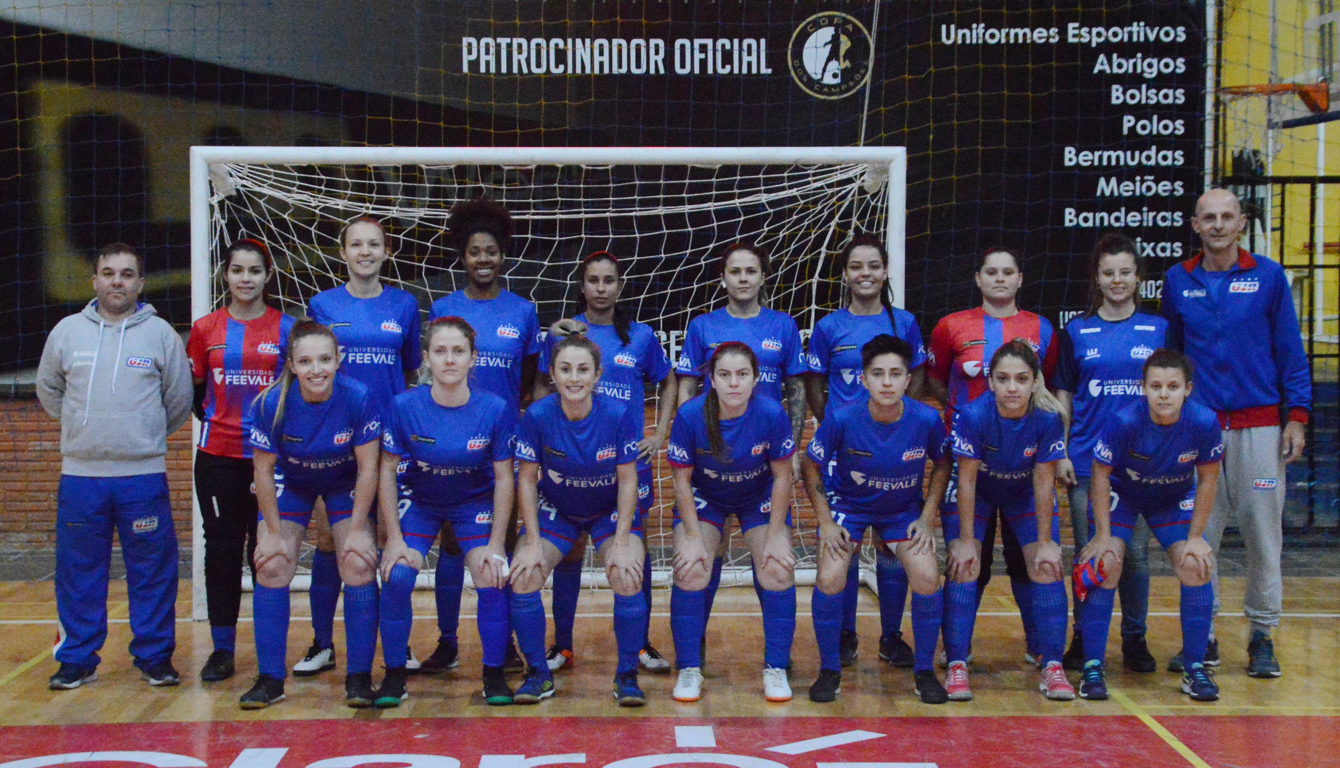 Time feminino da UJR/Feevale busca vaga para as Oitavas de Final do Aberto Soberano