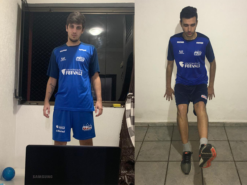 UJR/Feevale/Banrisul utiliza tecnologia para manter atletas integrados e condicionados