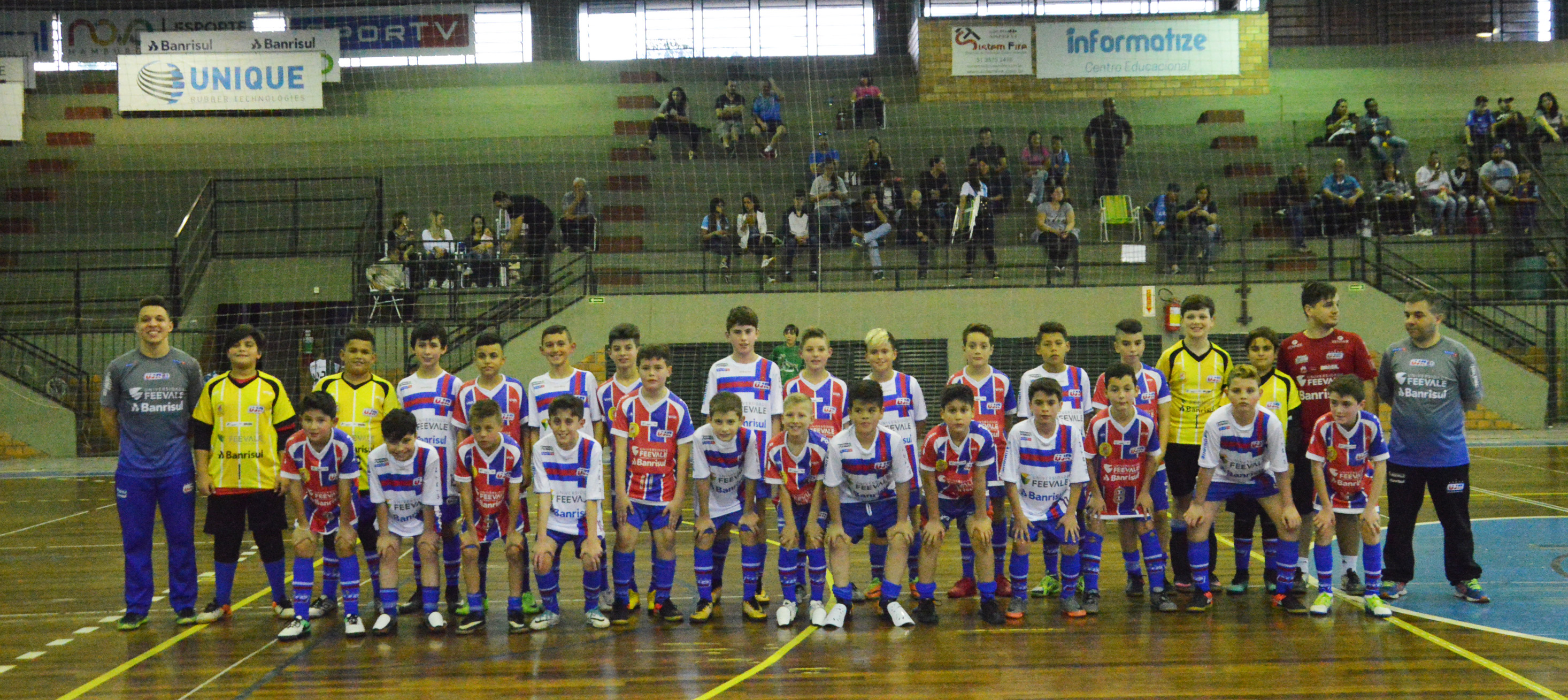 Equipes Sub-11 da UJR disputam vagas a semifinal da Copa Feevale/Diadora