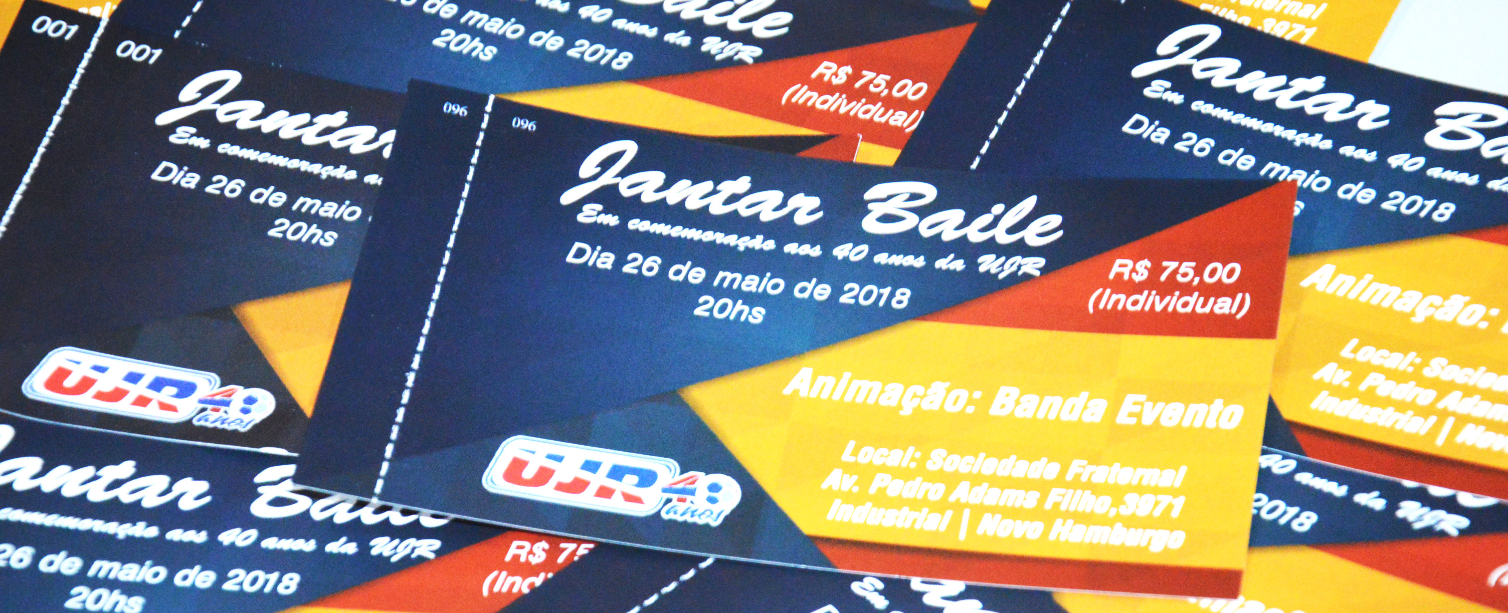 UJR promove Jantar Baile para comemorar seus 40 anos