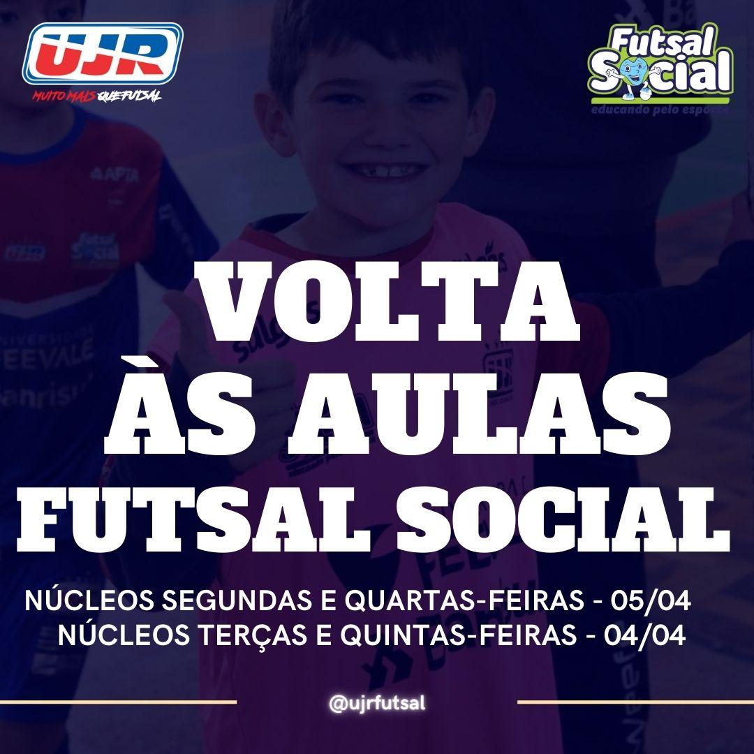 Futsal Social retorna às aulas no mês de abril
