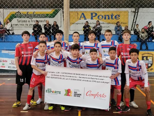 Sub-15 da UJR busca a sua segunda vitória no Gauchão de Futsal