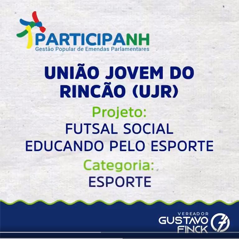 UJR busca emendas oriundas do projeto ParticipaNH do vereador Gustavo Finck